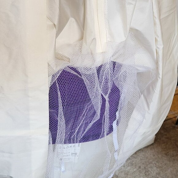 JOSEPH RIBKOFF WOMENS WEDDING ATTIRE TOP AND SKIRT CREAM COLOR - Picture 12 of 14